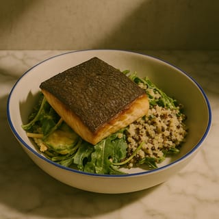Mediterranean Salmon Bowl