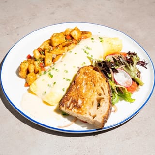 French Onion & Steak Omelette